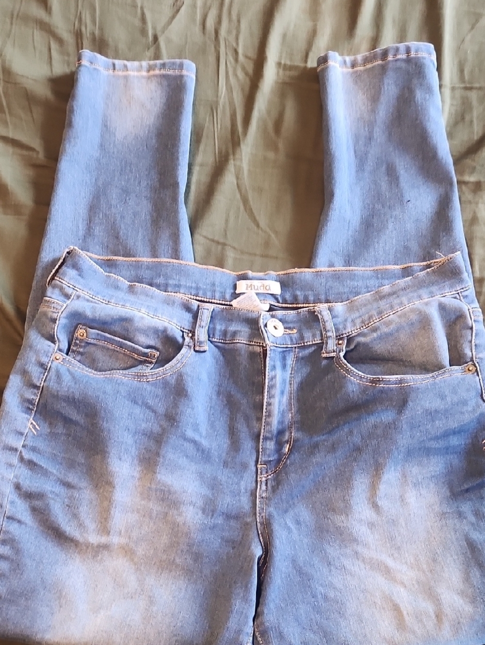 Mudd Light Blue Stretch Jeggings - Slim Fit Denim Look